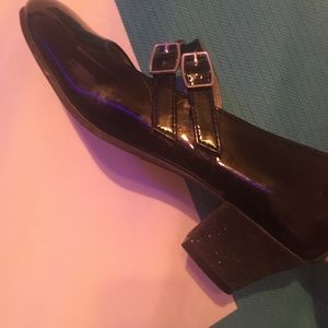 Black children’s sparkly heel high heels